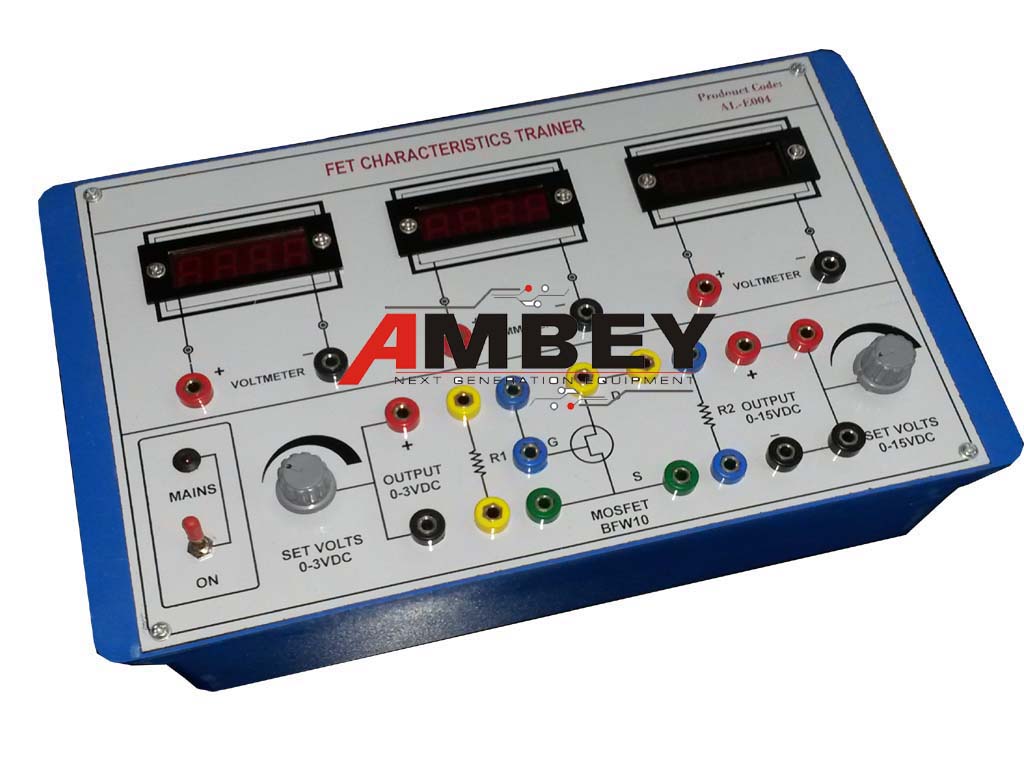 AL-E004 FET CHARACTERISTICS (DIGITAL METERS)