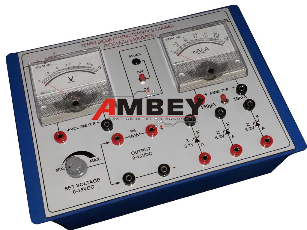 AL-E005B ZENER DIODE CHARACTERISTICS TRAINERÂ 