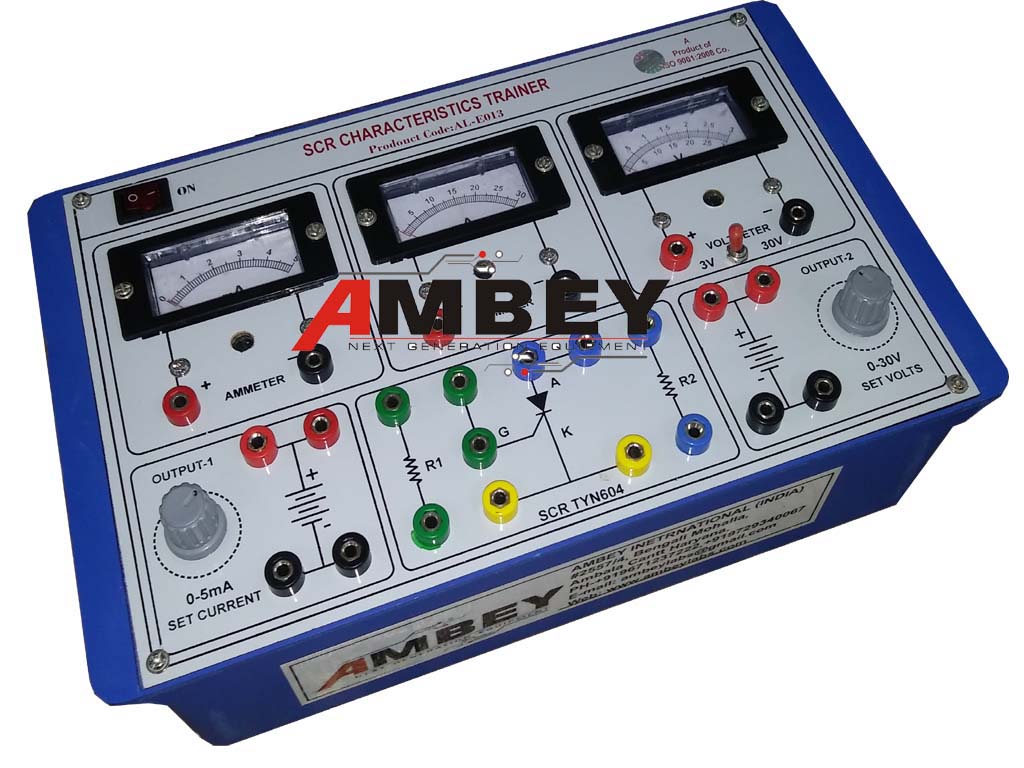 AL-E013A SCR CHARACTERISTICS TRAINER (ANALOG)