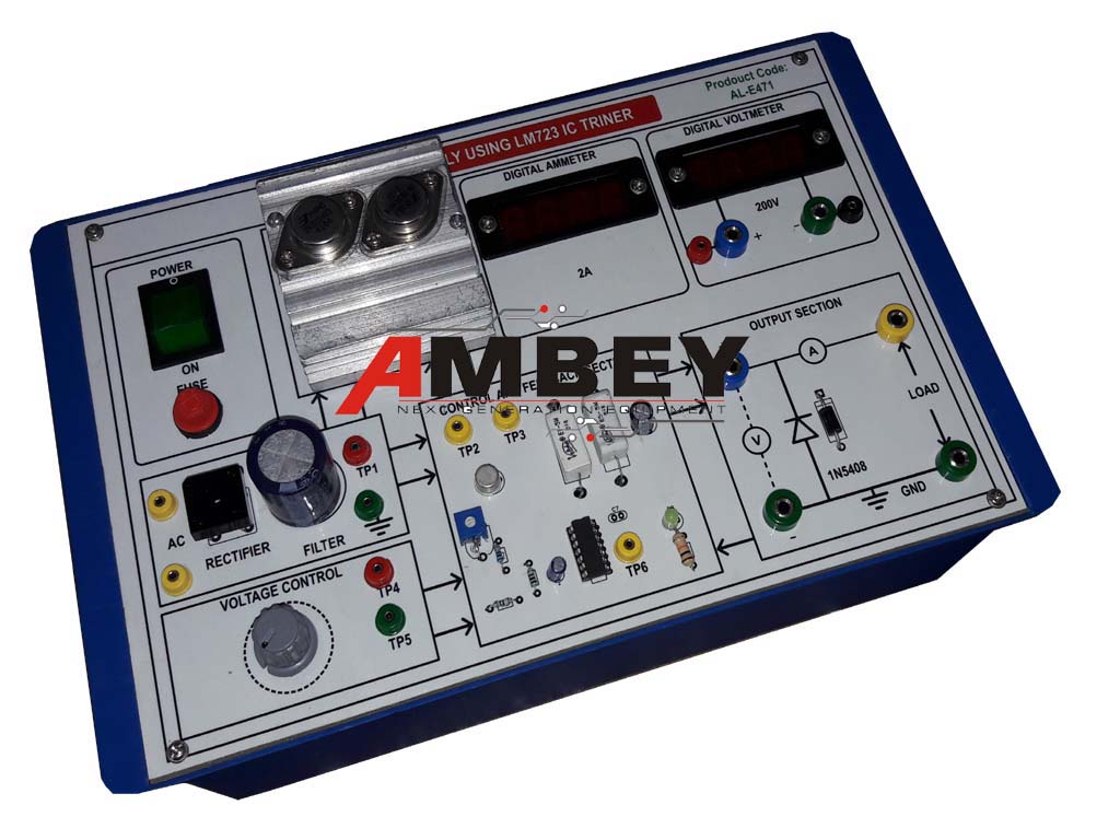 AL-E025B VOLTAGE REGULATOR TRAINER USING LM723