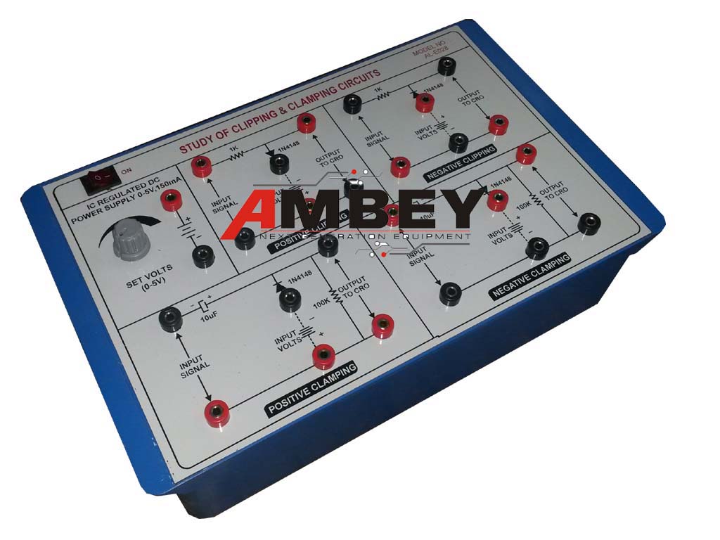 AL-E028 CLIPPING AND CLAMPING USING PN DIODE TRAINER