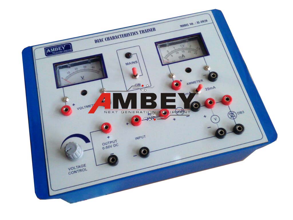 AL-E020A DIAC CHARACTERISTICS TRAINER (ANALOG)