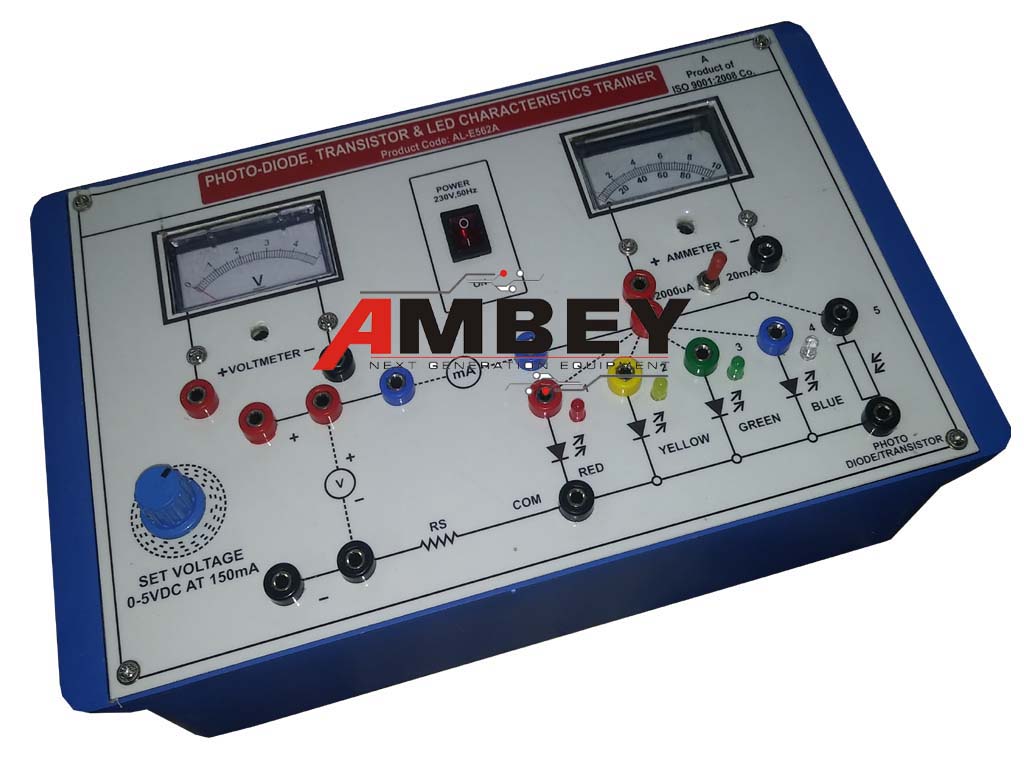 AL-E194A LED CHARACTERISTICS TRAINER (ANALOG)