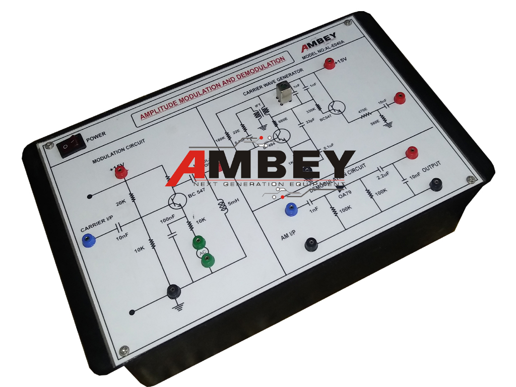 AL-E040A AMPLITUDE MODULATION AND DEMODULATION TRAINER
