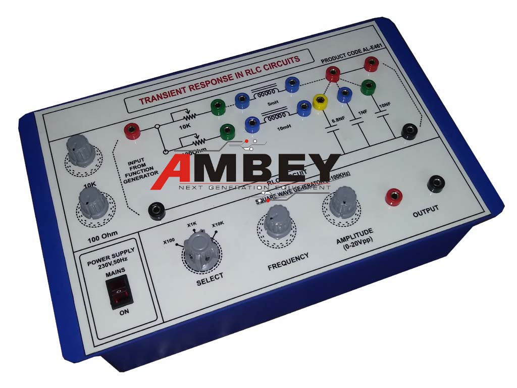 AL-E341A TRANSIENT RESPONSE IN RLC CIRCUIT WITH 0-100KHz OSCILLATOR