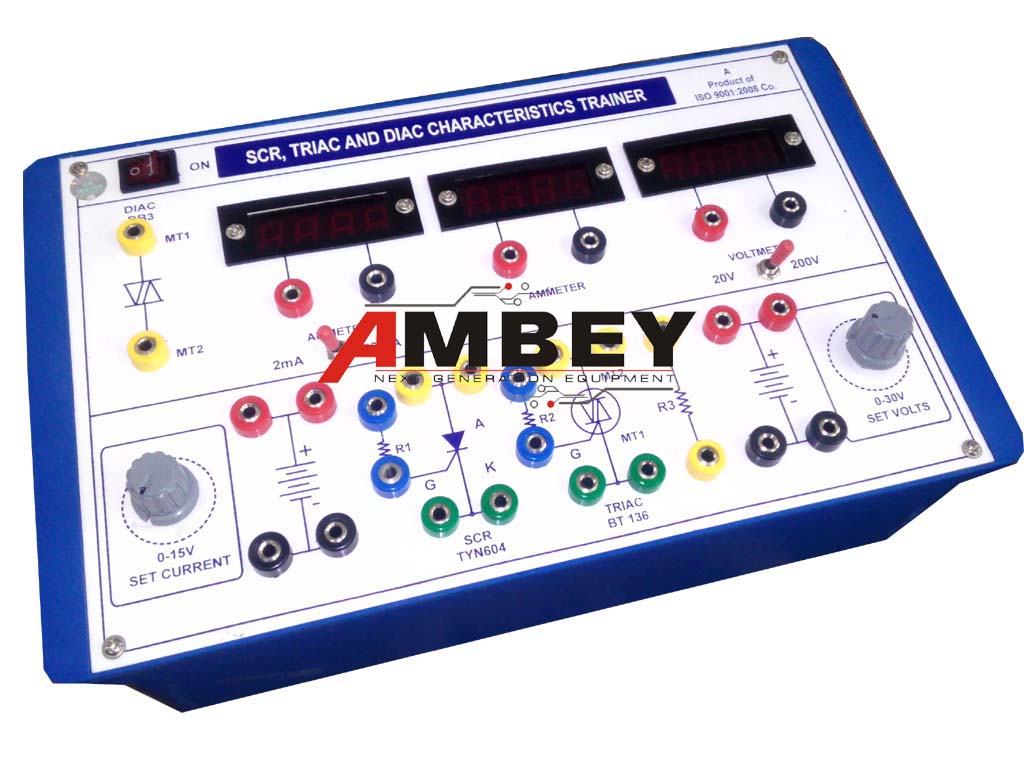 AL-E204 SCR,TRIAC AND DIAC CHARACTERISTICS (DIGITAL METERS)
