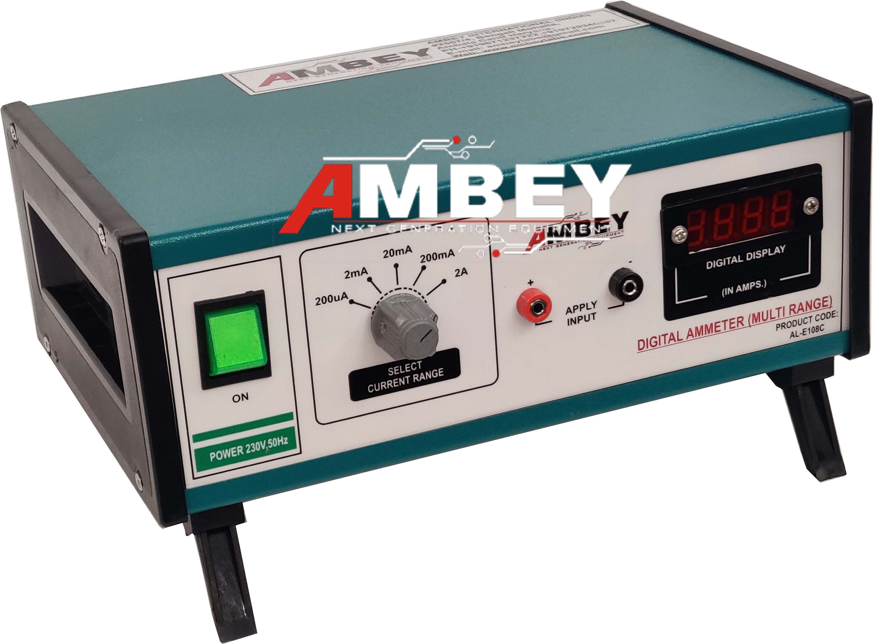 AL-E108C DIGITAL AMMETER (MULTI RANGE)